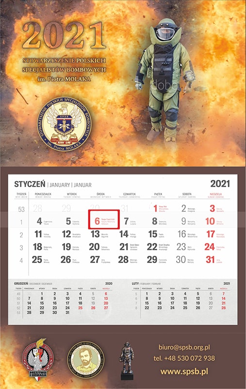Kalendarz S.P.S.B. 2021
